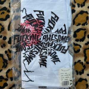 RAREE LA Exclusive FA Fucking Awesome Voter Heart Tee White Large